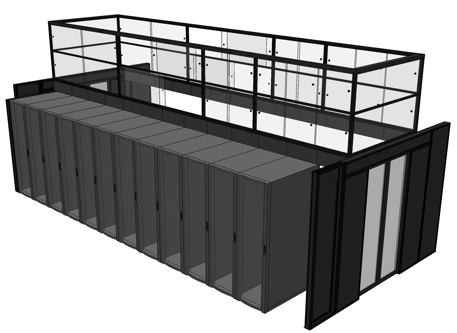 Hot Aisle 상부프레임